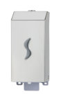 Dispenser per Sapone Liquido, in Acciaio Inox AISI 430 con Finitura Lucida, Materiale Resistente Antivandalo, acciaio inox