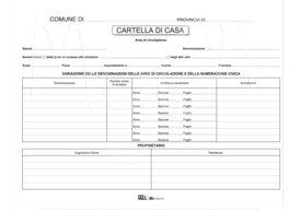 CARTELLA DI CASA CONFEZIONE DA 25, 097933