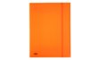 Cartella con Elastico Neon, Disponibile in Diversi Colori, arancio