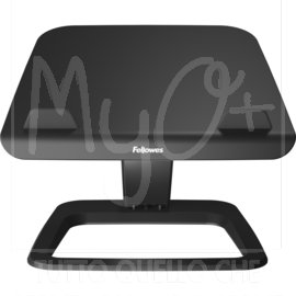 Supporto per laptop Hana, con Alzata a Gas, Sistema Ordinacavi, Disponibile nei Colori Bianco e Nero, nero