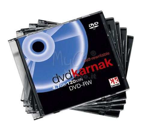 DVD-rw e DVD+rw, Disponibili in Diverse Confezioni