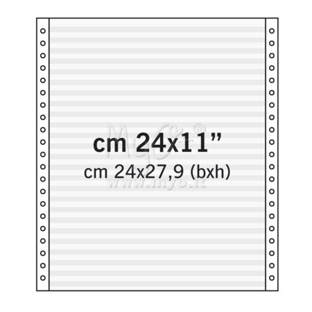 Moduli in Continuo, Carta Meccanografica, 24x27,9 cm