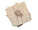 Tovaglioli Karnak in Carta EcoNatural, 100% Carta Ecologica, Formato cm 33x33, carta avana EcoNatural
