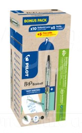 Penna B2P Ecoball, a Sfera, Punta Media, Vari Colori, greenpack