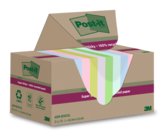 Post-it® Green, Foglietti Adesivi Riposizionabili, Colori Pastello, Vari Formati e Confezionamenti