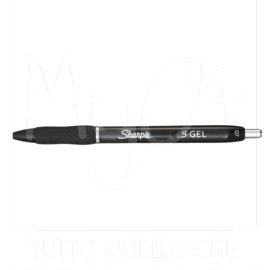 Penna Sharpie, Inchiosto Gel, Chiusura a Scatto, Punta Media da 0,7 mm, nero