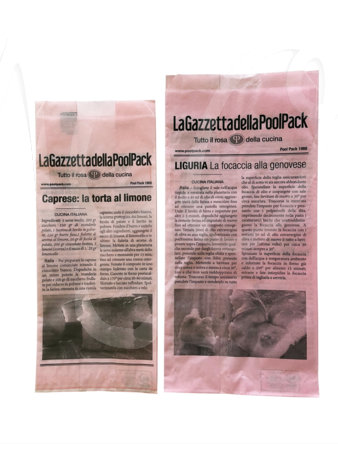 Sacchetti in Carta Antigrasso Politenata Colore Rosa, Disponibile in Diversi Formati