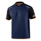 T-Shirt Maglietta Maniche Corte Tech Tucson, Blu/Arancione