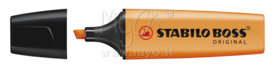 Stabilo® Boss Original, Evidenziatore, Punta a Scalpello, Spessore 2-5 mm., Colori Assortiti, arancio