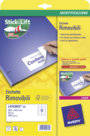 Etichette in Carta Bianca con Adesivo Rimovibile per Stampanti Laser ed InkJet, 63,5mm x 29,6mm