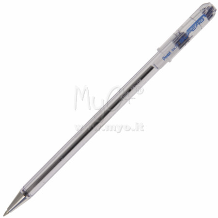 Penna a Sfera Superb BK 77, Stick, Punta Ultra Sottile 0,7 mm, Tratto 0,3 mm, 12 Pezzi, Disponibili 3 Colori