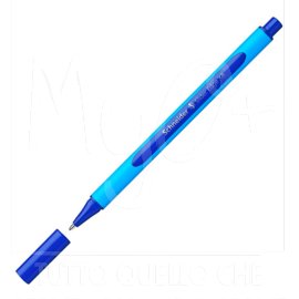 Penna Slider Edge, a Sfera, Punta Media, 0,6 mm, blu