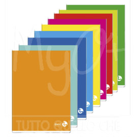 Quaderno Color Basic, 40 Fogli, Vari Colori e Formati